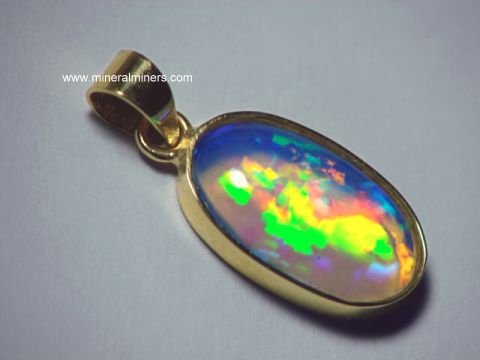 Opal Jewelry: natural Ethiopian opal jewelry